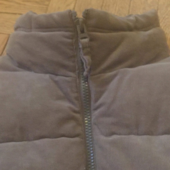 super cool corduroy puffer Jacket, bomber cut, brown/grey, xxl, relaxed fit , - Picture 3 of 8